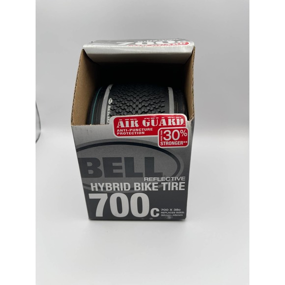 Bell Reflective Hybrid Bike Tire 700c x 38c Air Guard Anti-Puncture NEW - Picture 1 of 5
